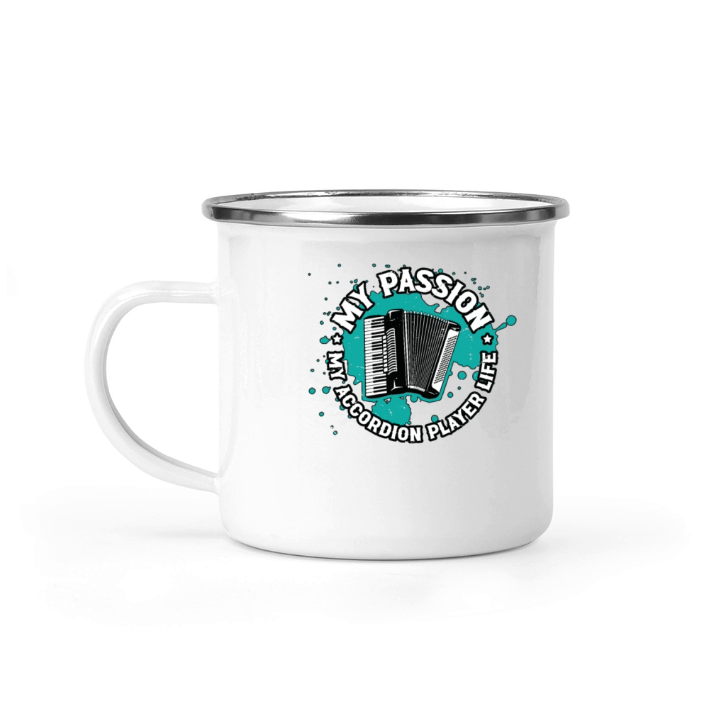 Accordion Player My Passion My Accordion Musician Camping Mug