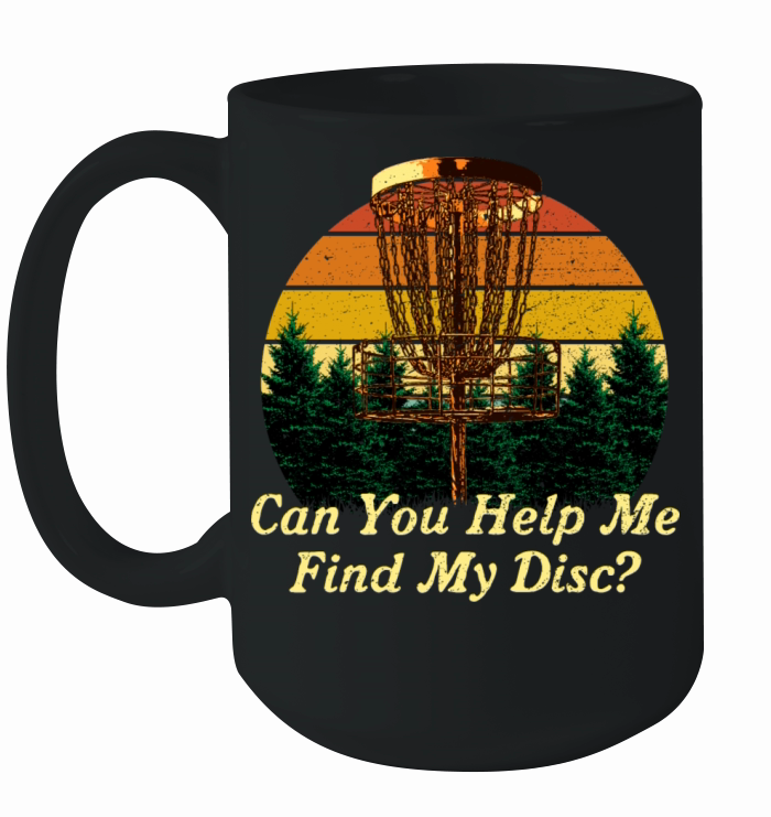 Help Me Find My Disc Friends Disc Golf Buddy Golfe Ceramic Mug