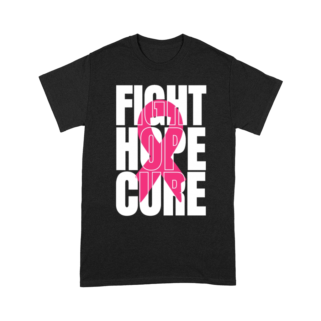 Fight Hope Cure Support Breast Cancer Comfort T-shirt