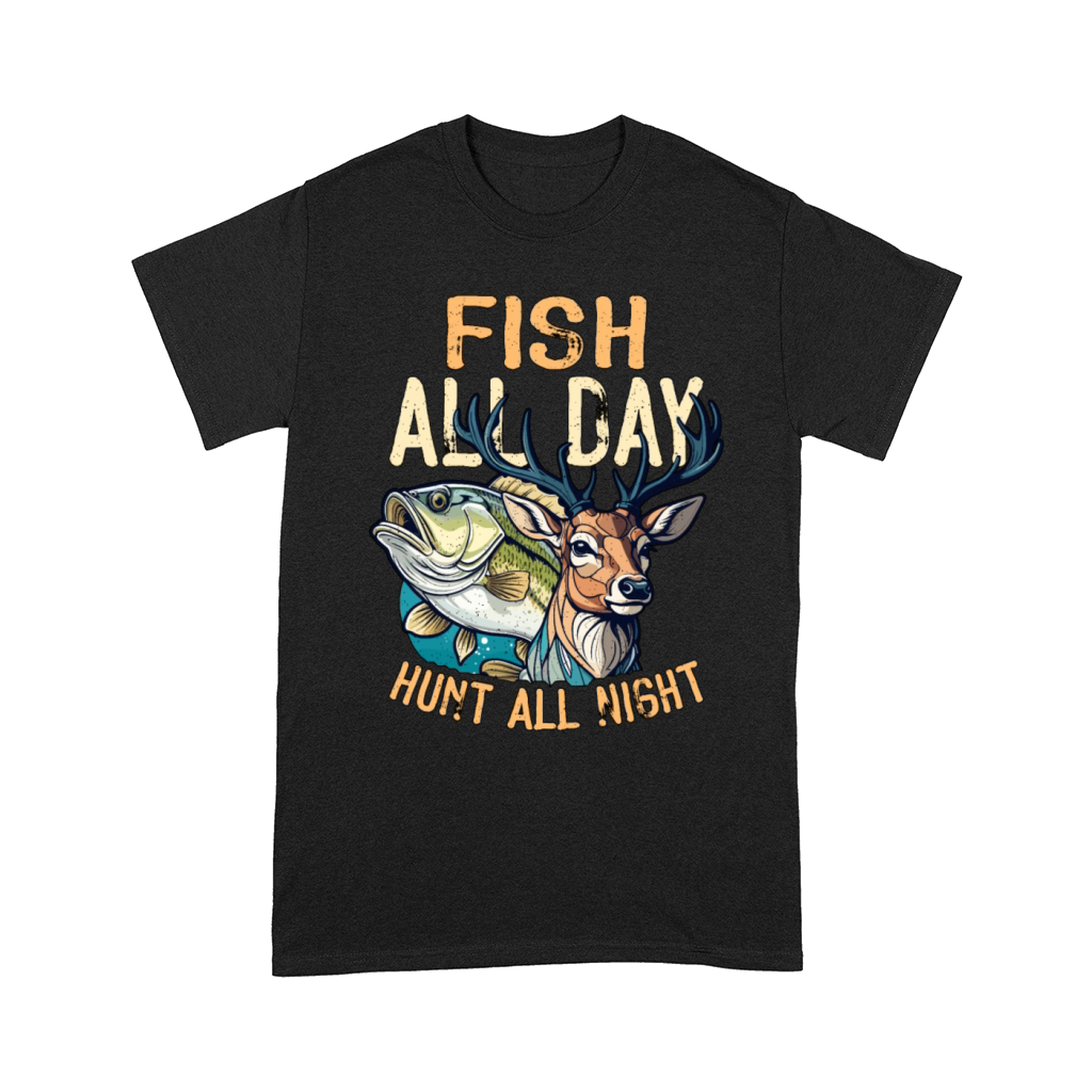 Fishing And Hunting Fish All Day Nature Enthusiast Comfort T-shirt