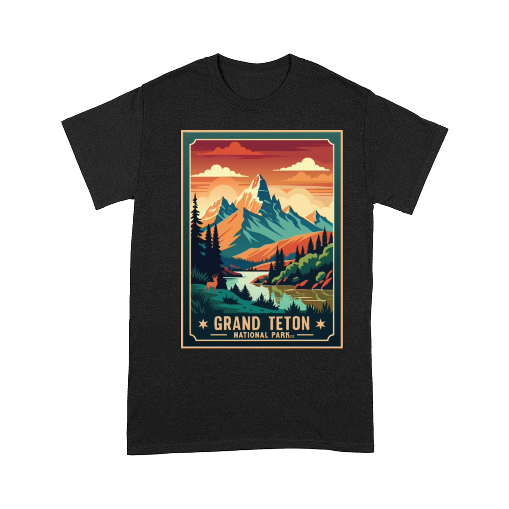 Vintage Grand Teton National Park Comfort T-shirt