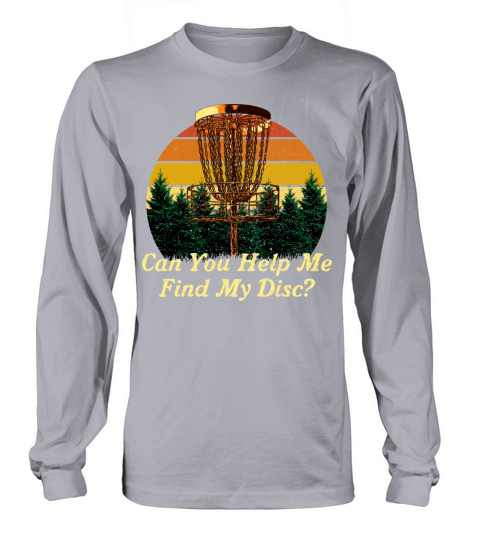 Help Me Find My Disc Friends Disc Golf Buddy Golfe Long sleeved Unisex