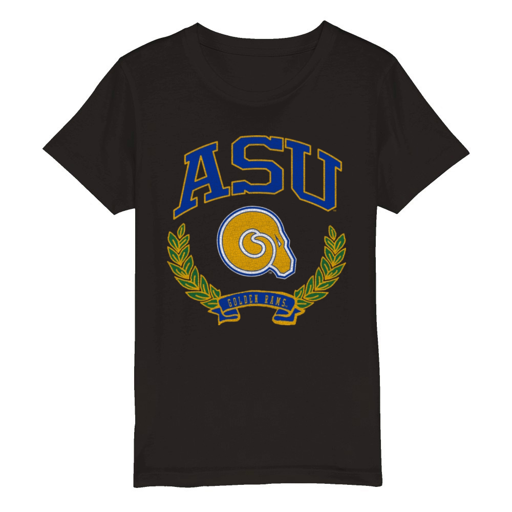 Albany State Golden Rams Victory Vintage Organic Kids Crewneck T-shirt