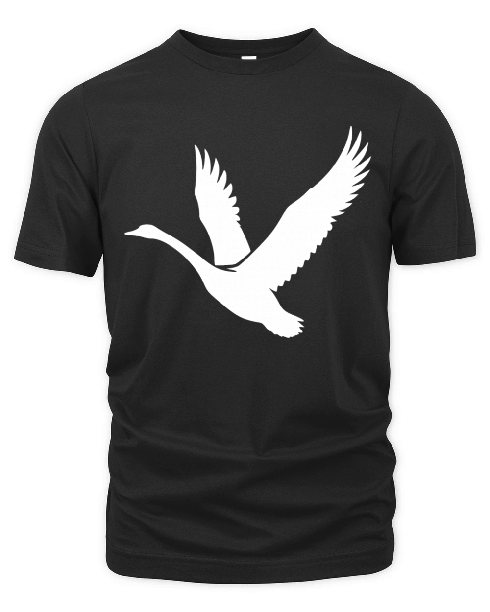 Swan Wild Birds Tattoo Style Organic Unisex T-shirt
