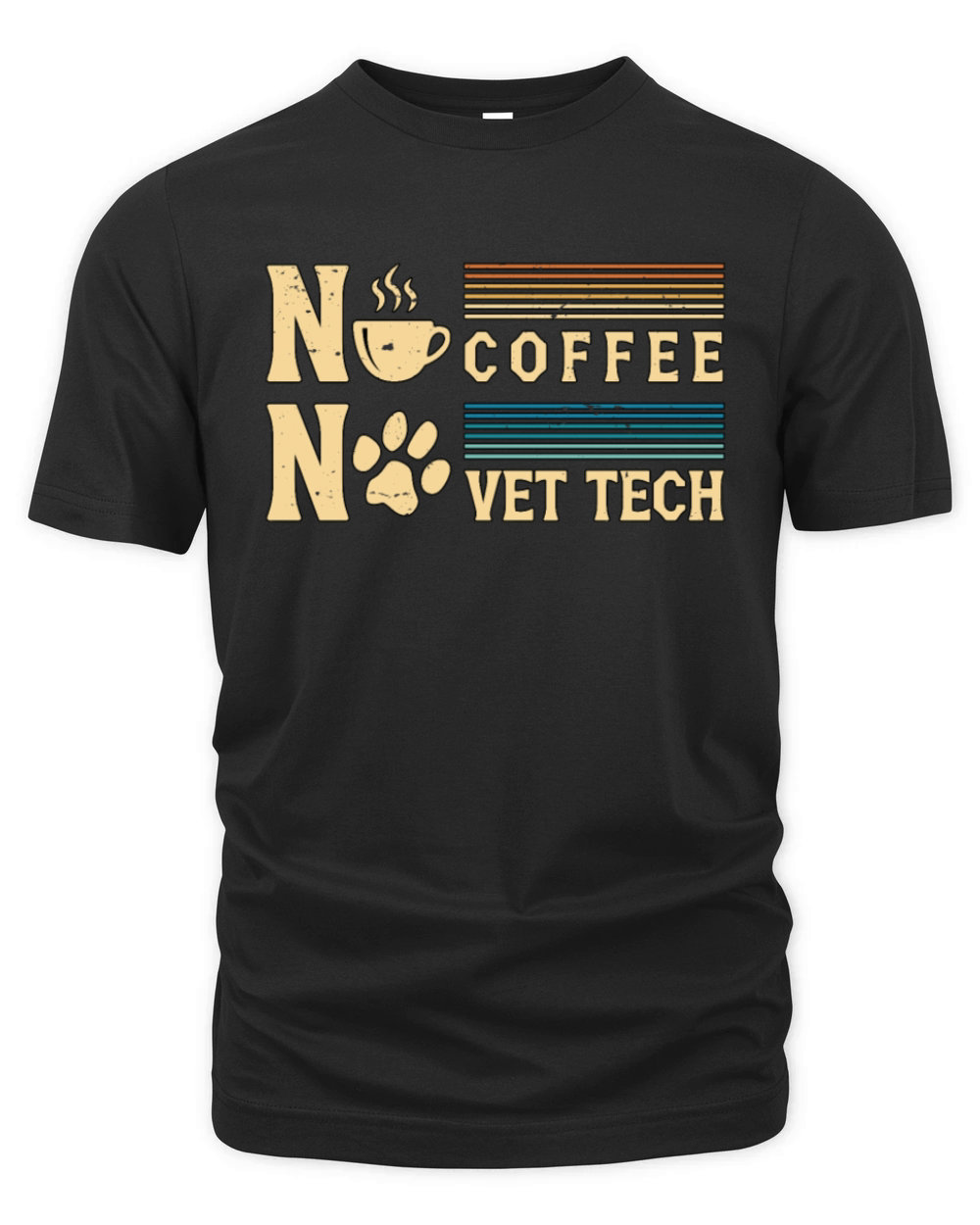 Vet Tech No Coffee No Veterinarian Coffee Lover Organic Unisex T-shirt