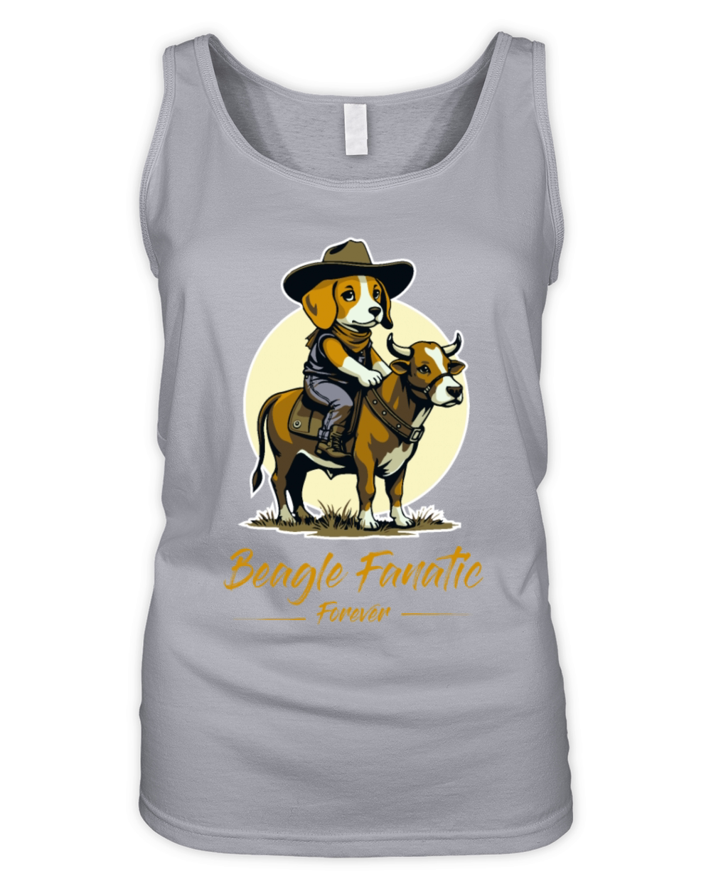 Beagle fanatic forever Organic Women's Tank Top