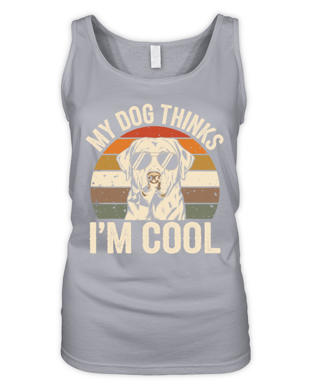 Labrador Retriever My Dog Thinks Im Cool Organic Women's Tank Top