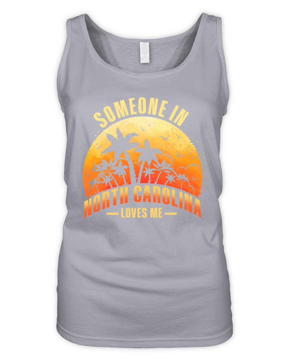 Someone In North Carolina Loves Me Organic Women's Tank Top