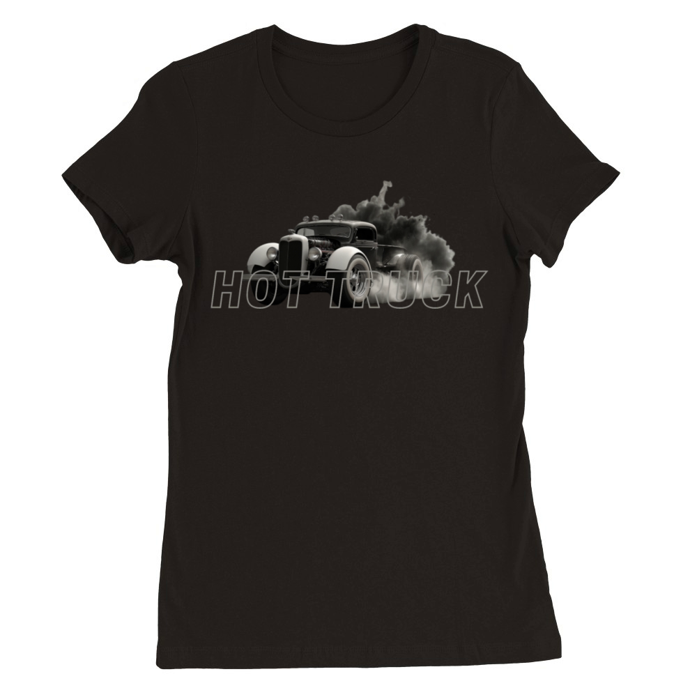 Hot Truck Premium Womens Crewneck T-shirt