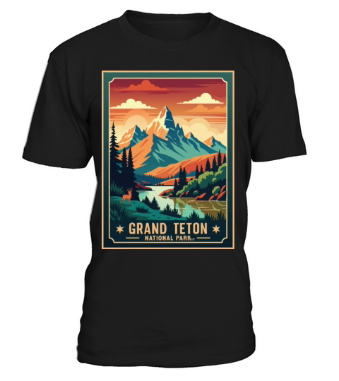 Vintage Grand Teton National Park T-Shirt Unisex