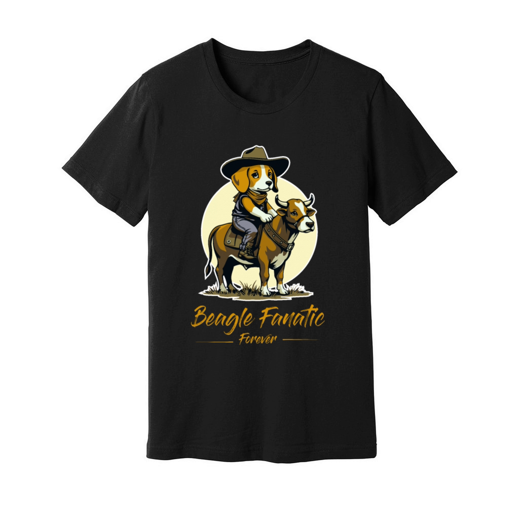 Beagle fanatic forever Unisex Jersey Tee