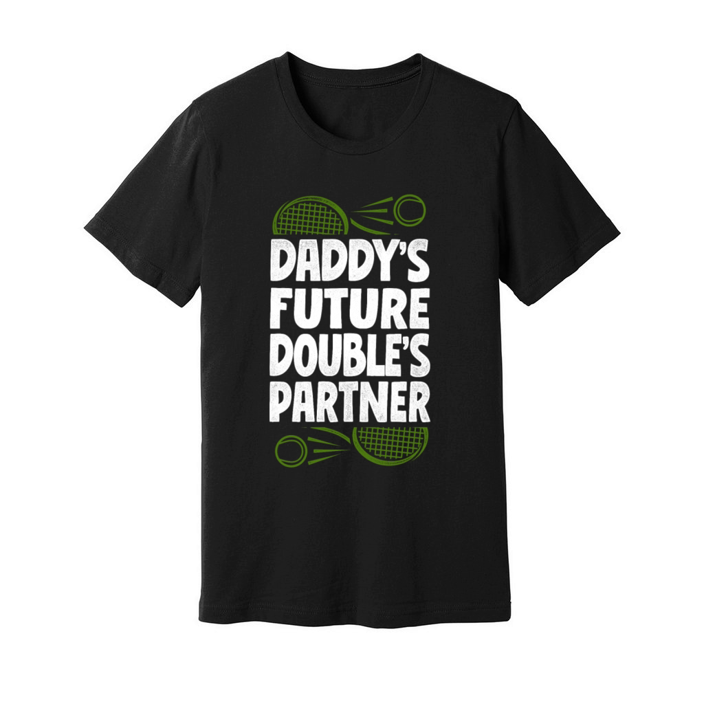 Funny Tennis Player Racket Daddys Unisex Jersey Tee
