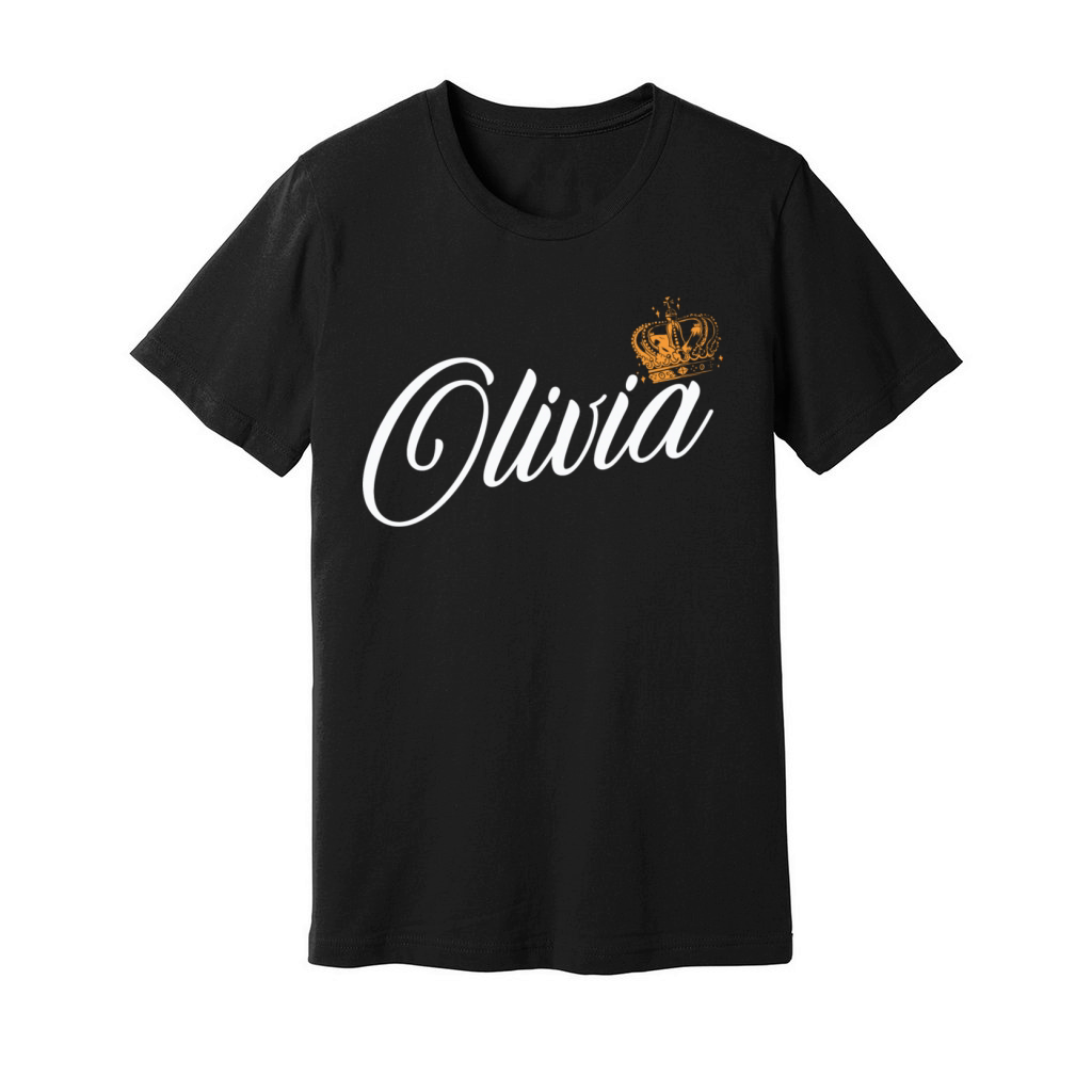 Olivia Name for Women Kids Toddlers - Olivia Unisex Jersey Tee