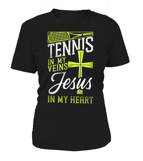 Funny Tennis Player Racket Jesus Women's T-Shirt