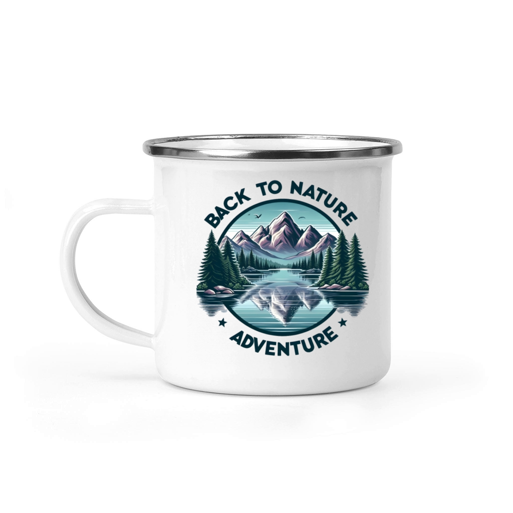 Back to Nature adventure Camping Mug