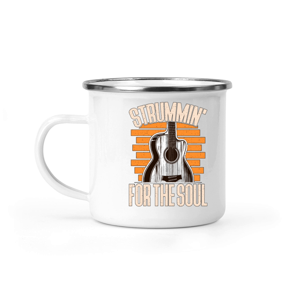 Bluegrass Music Strummin Camping Mug