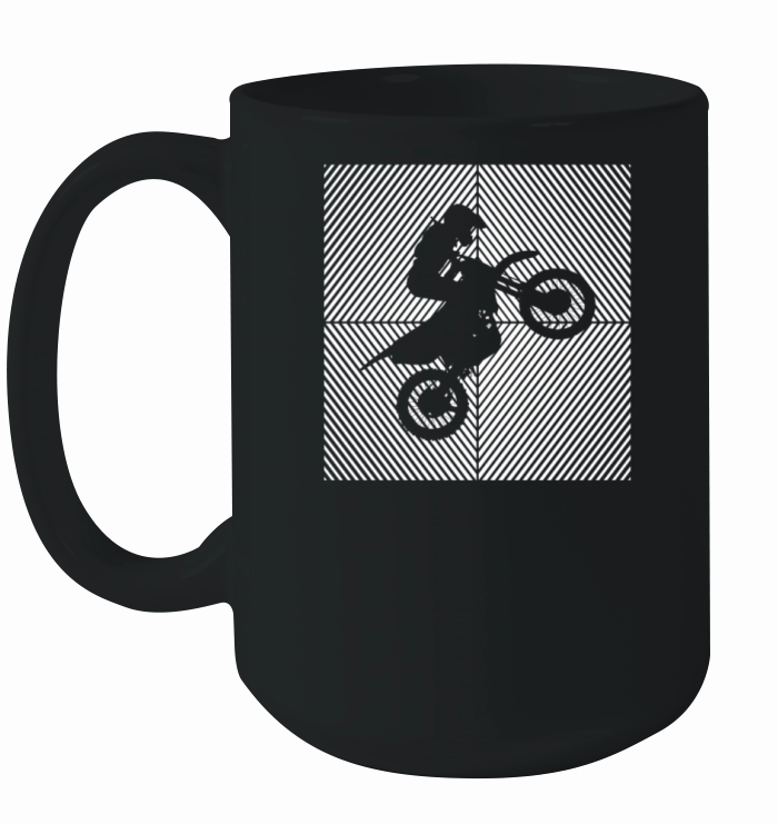 Motorcycle Pit-bike Biker Vintage Pitbike Ceramic Mug