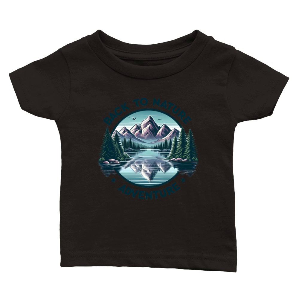 Back to Nature adventure Classic Baby Crewneck T-shirt