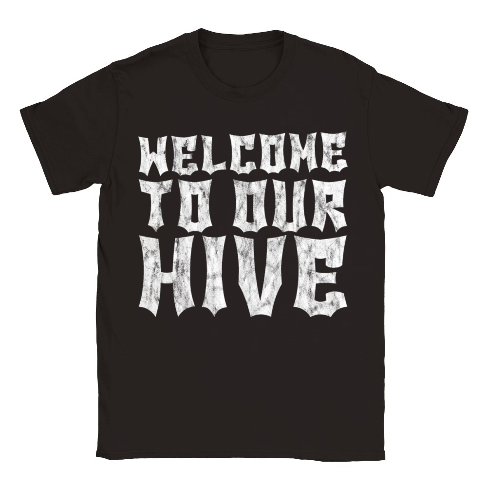 Welcome To Our Hive 3 Classic Kids Crewneck T-shirt