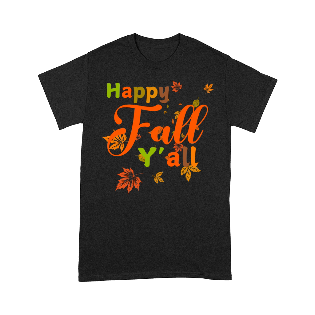 Colorful Happy Fall Yall Comfort T-shirt