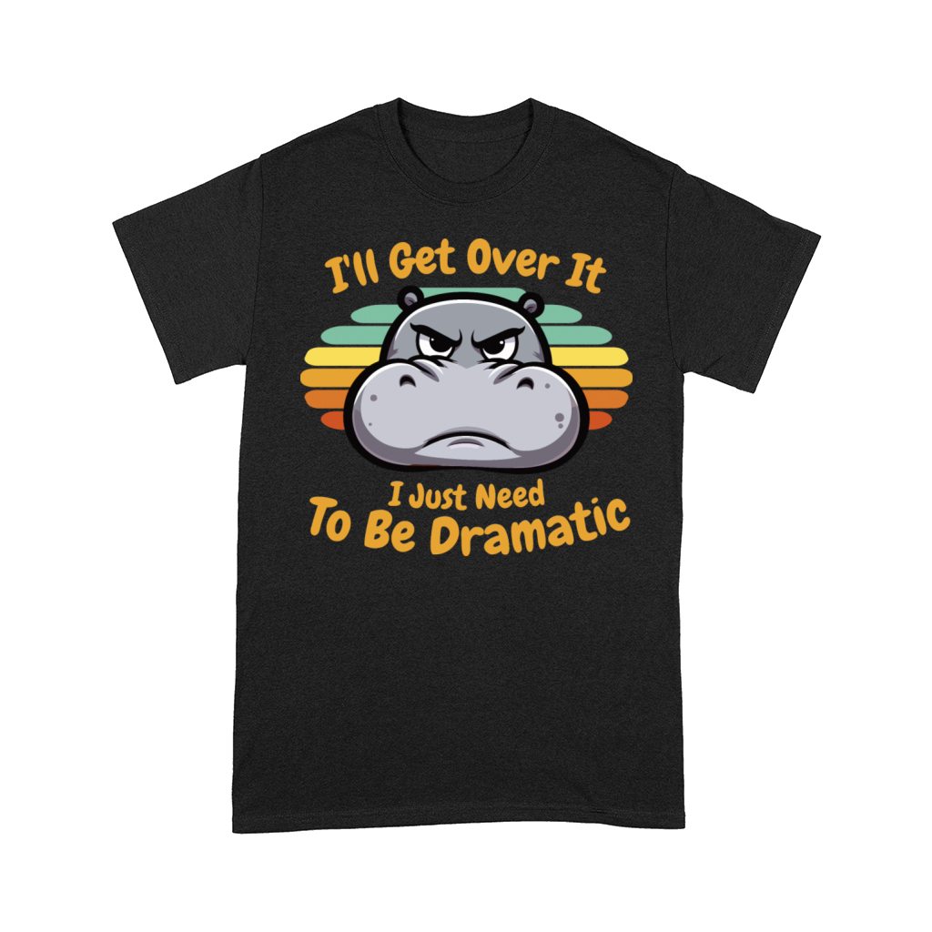 Humorous Dramatic Hippo Comfort T-shirt