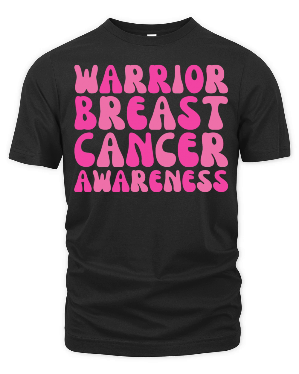 Pink Warrior Breast Cancer Awareness Organic Unisex T-shirt