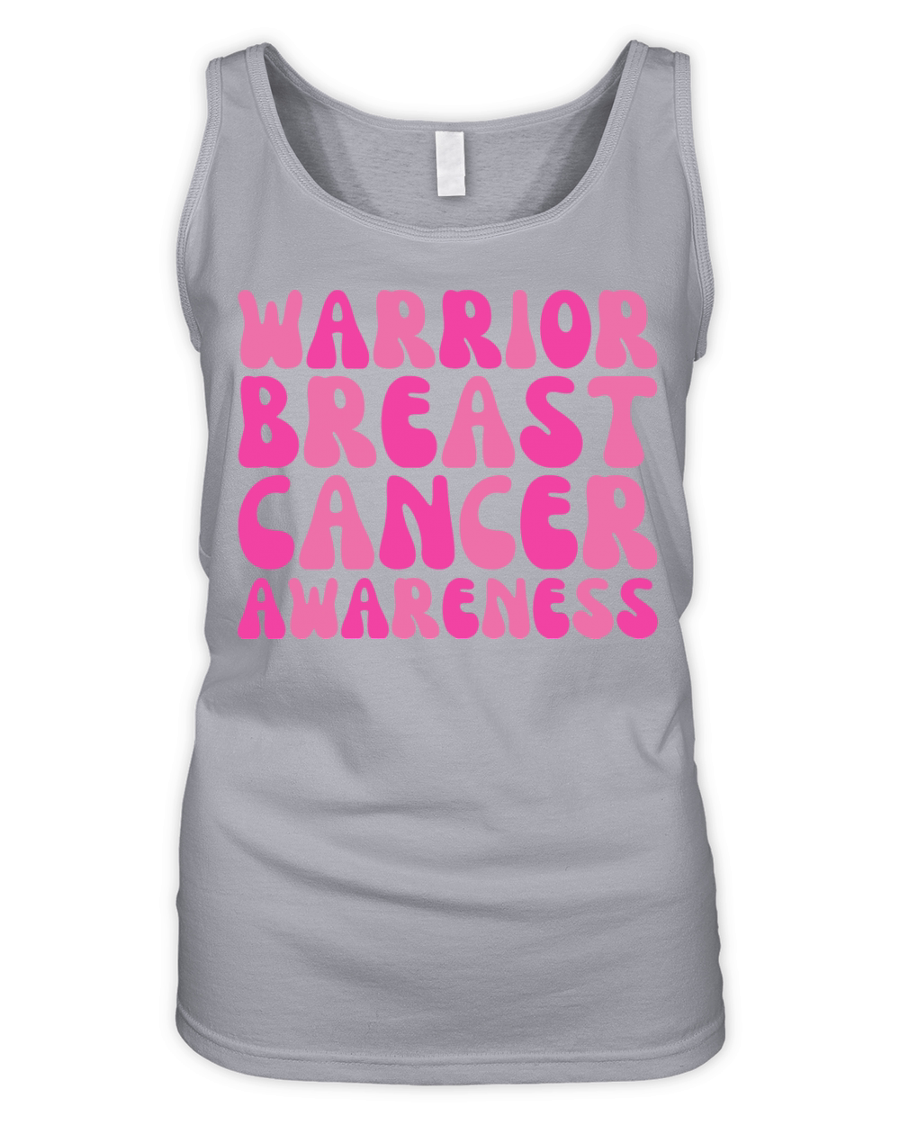 Pink Warrior Breast Cancer Awareness Organic Women's Tank Top