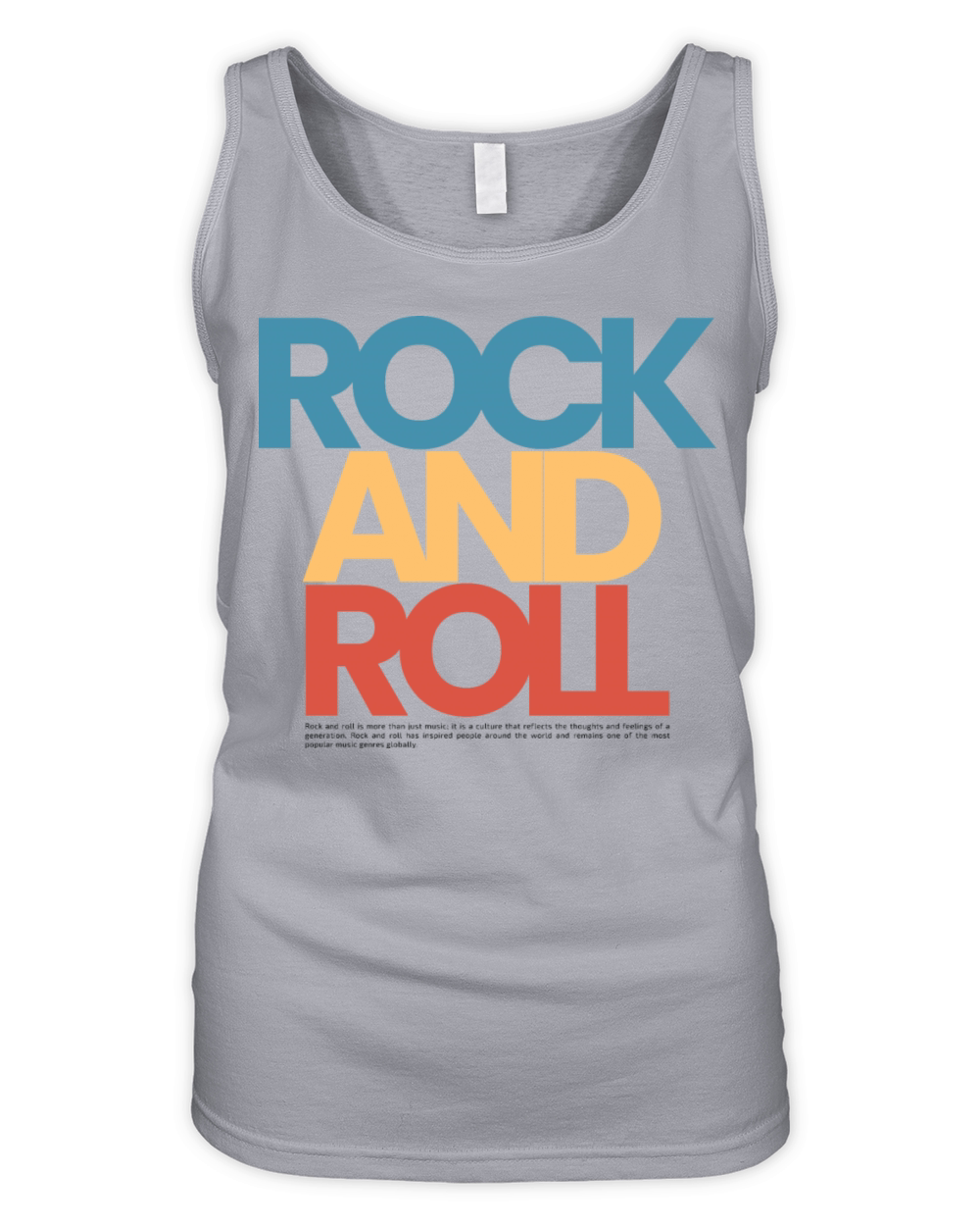 Rock and Roll Vintage Organic Women's Tank Top