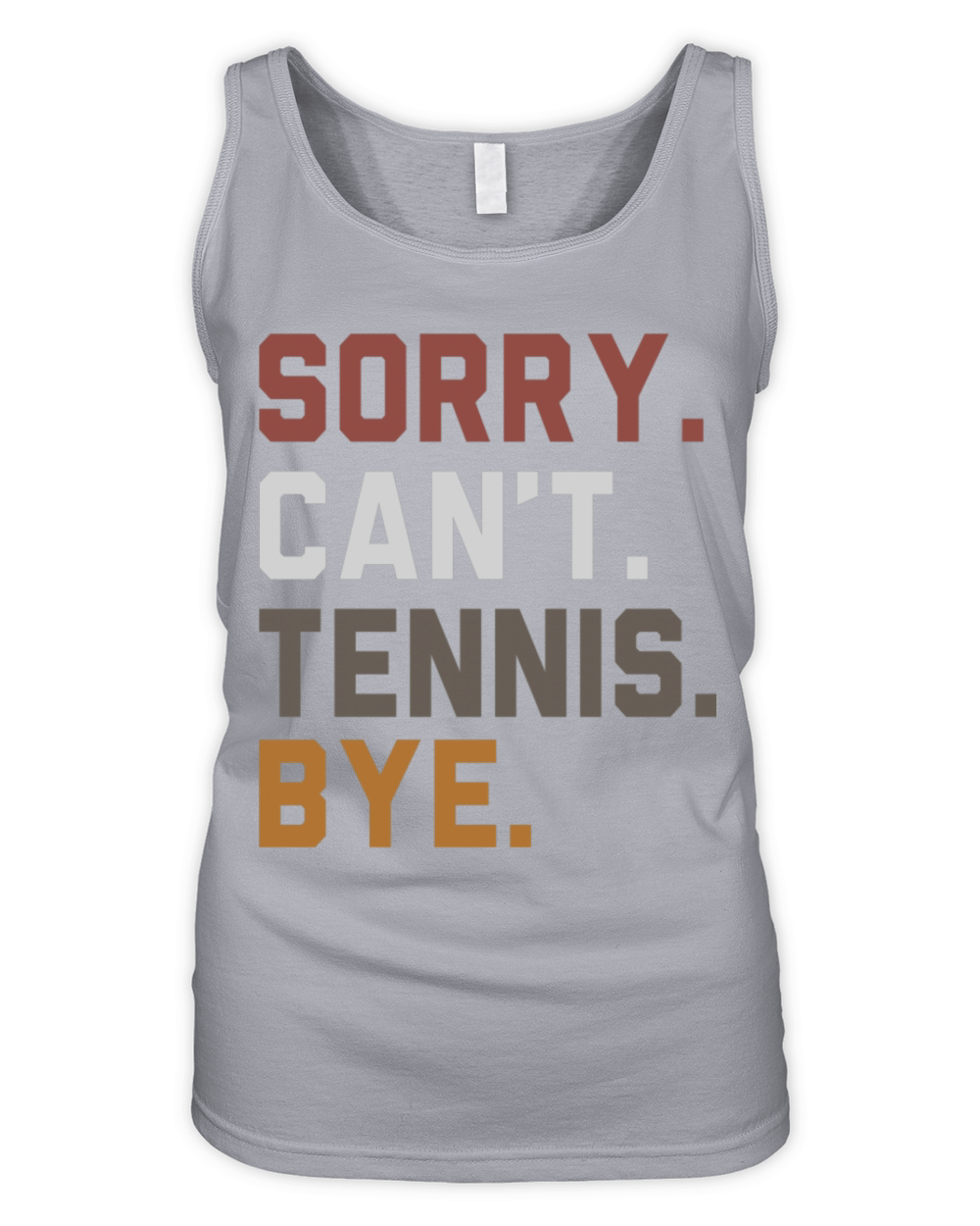Sorry Cant Tennis Bye Tennis Player Organic Women's Tank Top