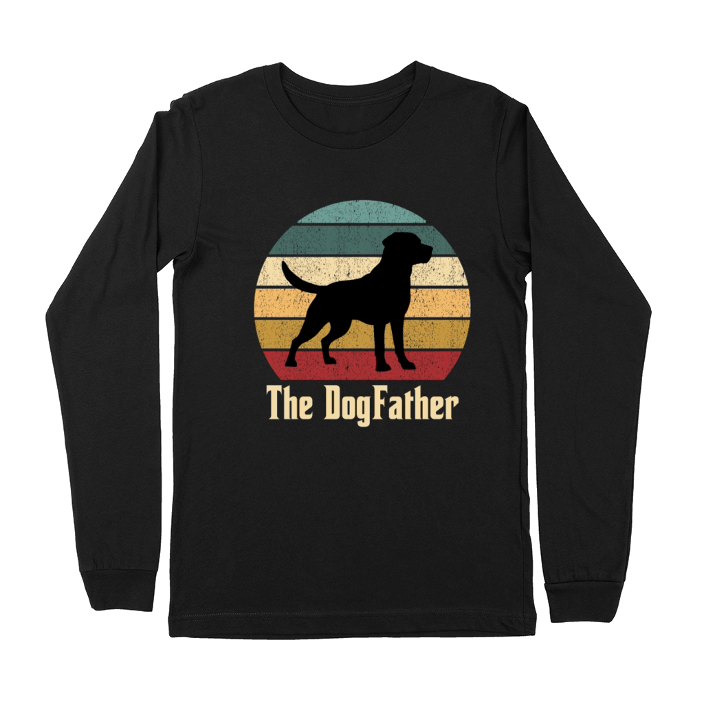 The Dogfather Funny dog dad French Bulldog Premium Long Sleeve