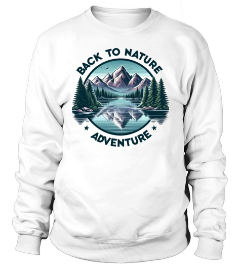 Back to Nature adventure Sweatshirt Unisex