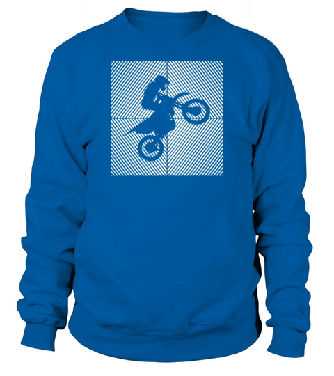 Motorcycle Pit-bike Biker Vintage Pitbike Sweatshirt Unisex