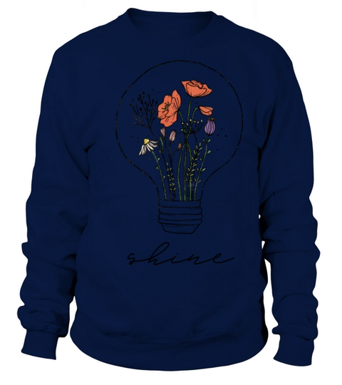Wildflowers Retro Vintage Shine Sweatshirt Unisex