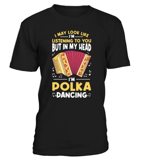 Funny Polka Dance Design for a Polka Muscian T-Shirt Unisex