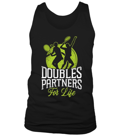 Funny Tennis Player Racket Besties Tank Top Unisex