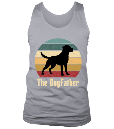 The Dogfather Funny dog dad French Bulldog Tank Top Unisex