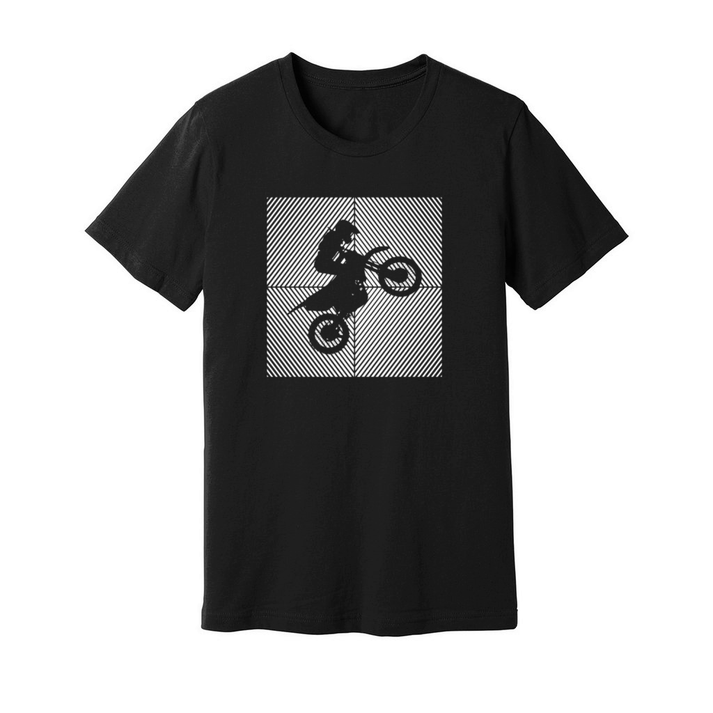 Motorcycle Pit-bike Biker Vintage Pitbike Unisex Jersey Tee