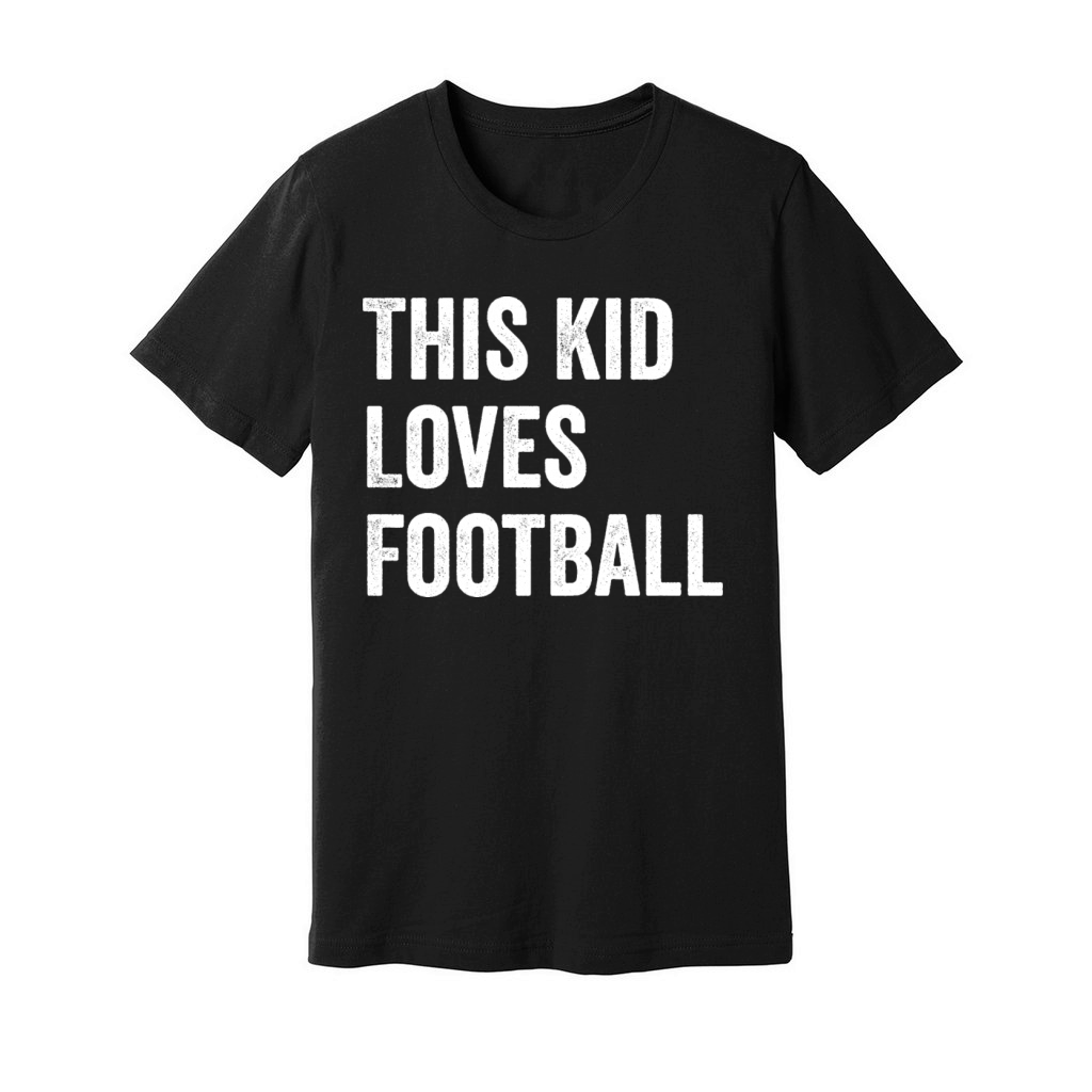 This Kid Loves Football Lover Unisex Jersey Tee