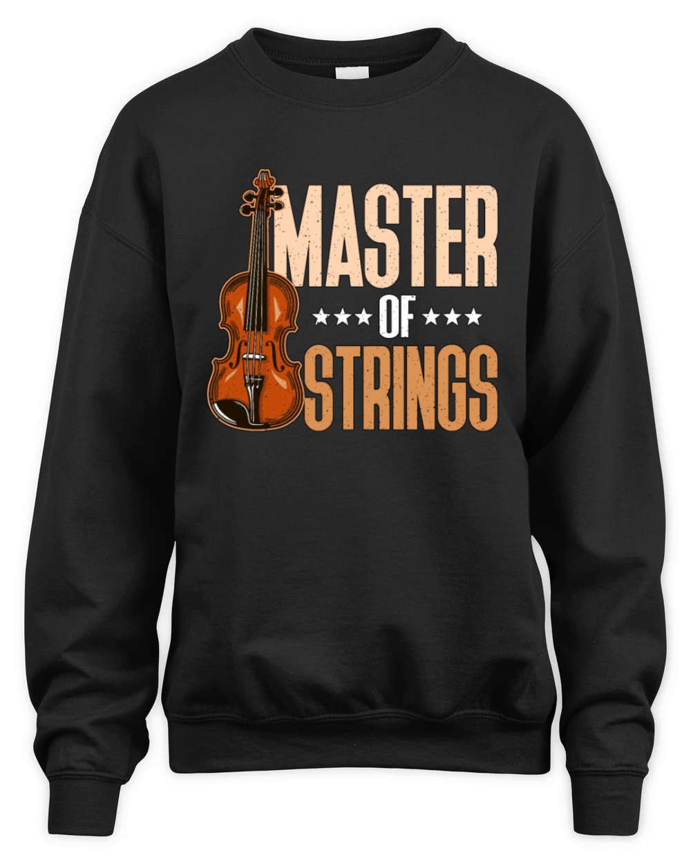 Fiddle Master Of Strings Violinist Fiddle Player Unisex Premium Crewneck Sweatshirt