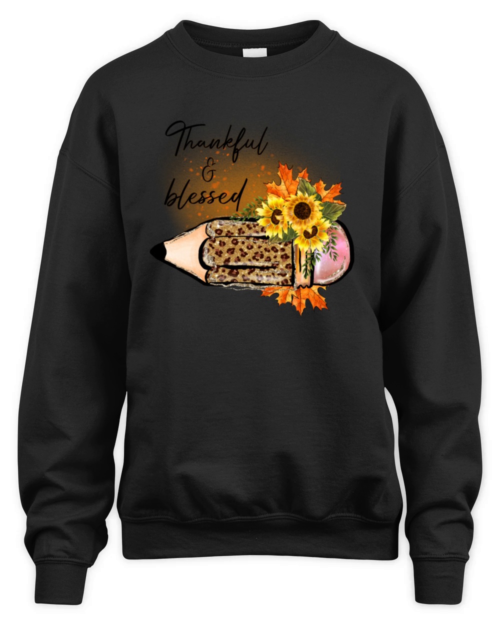 Thankful blessed Unisex Premium Crewneck Sweatshirt