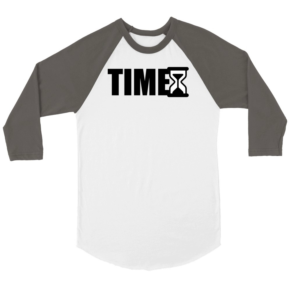 Time Unisex ¾ sleeve Raglan T-shirt