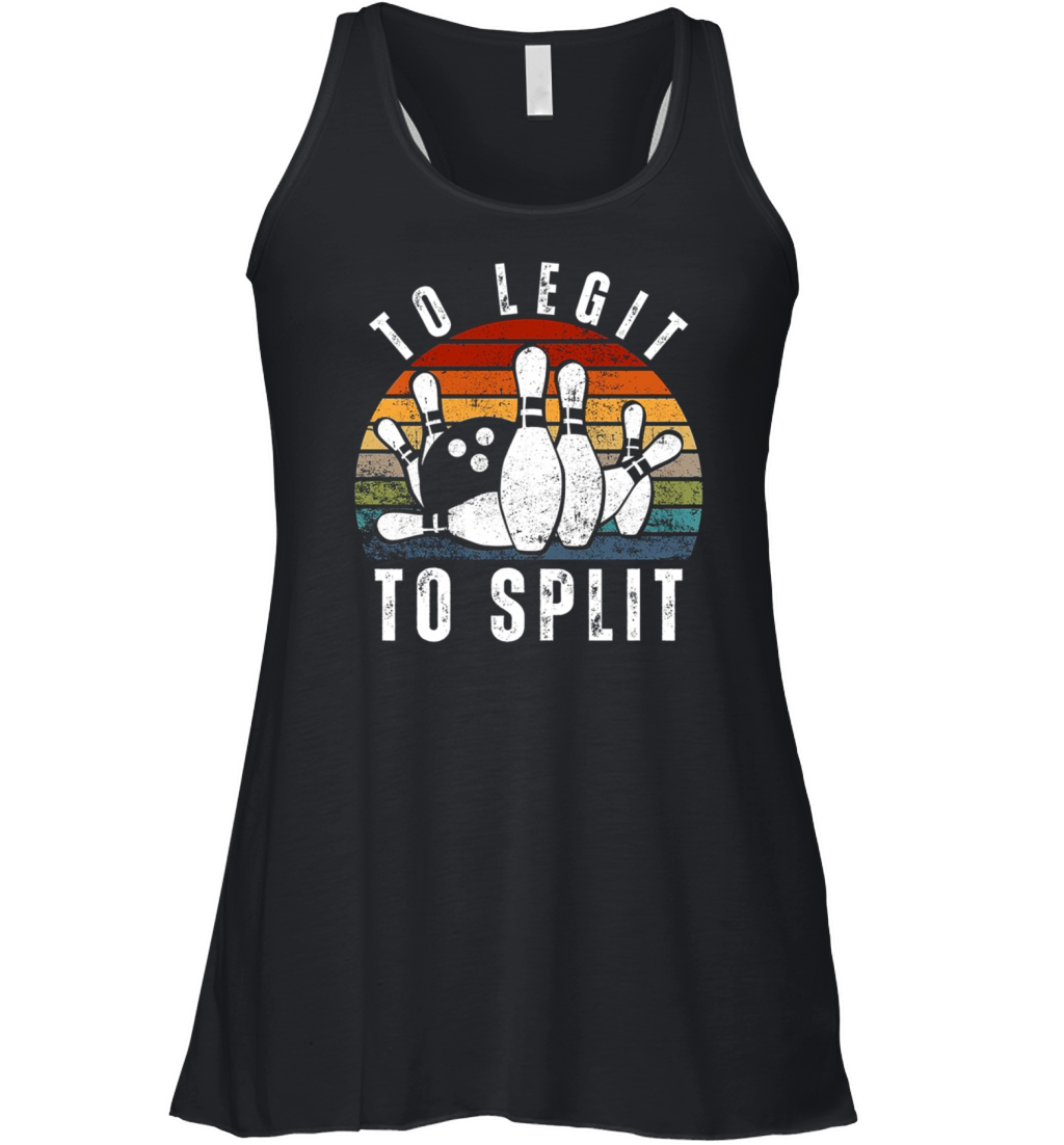 vintage too legit to split t shirt Women's Flowy Tank Top