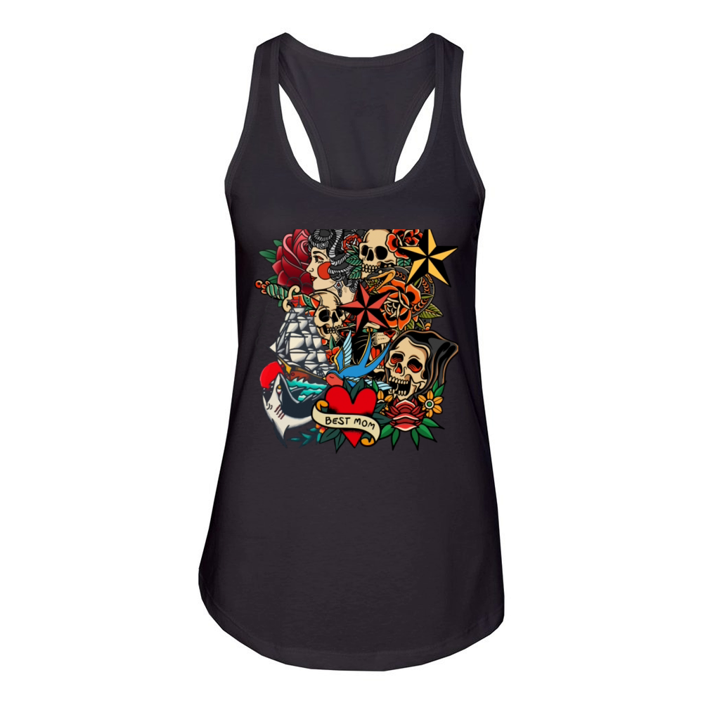 flash art Women's Racerback Tank