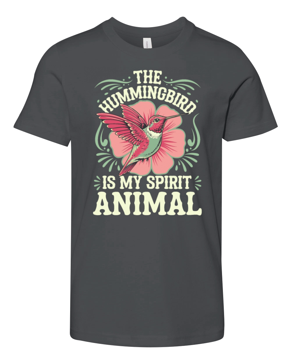 The Hummingbird Is My Spirit Animal Youth Unisex Jersey Tee