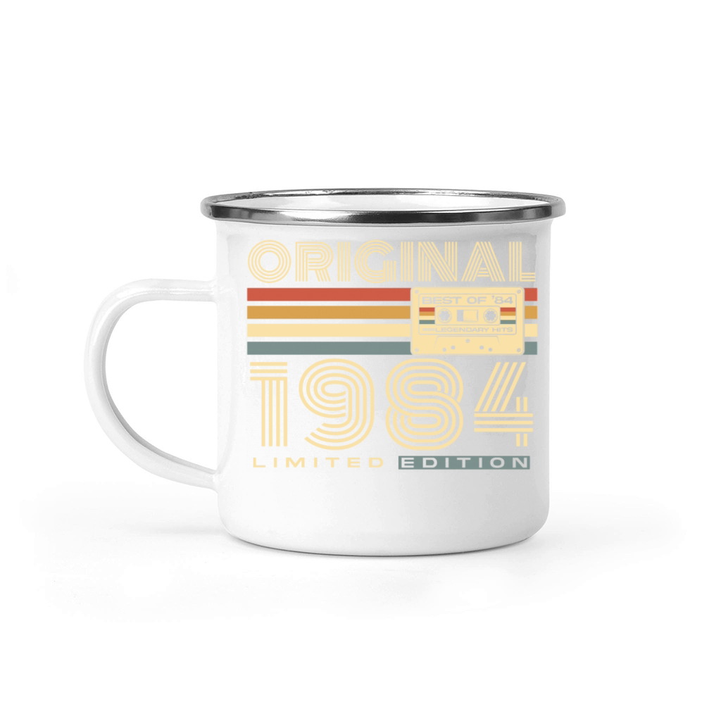 Vintage 1984 Retro 40th Birthday Camping Mug