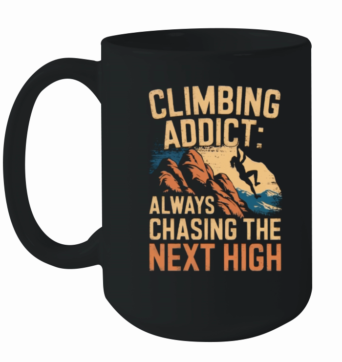 Climbing free climbing rock climbing for women Ceramic Mug