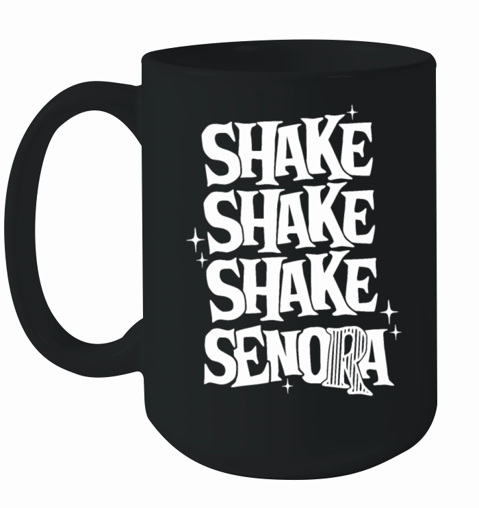 Funny Halloween Shake Shake Shake Senora Hallowee Ceramic Mug