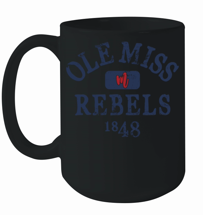 Mississippi Rebels 1848 Vintage Logo Ceramic Mug