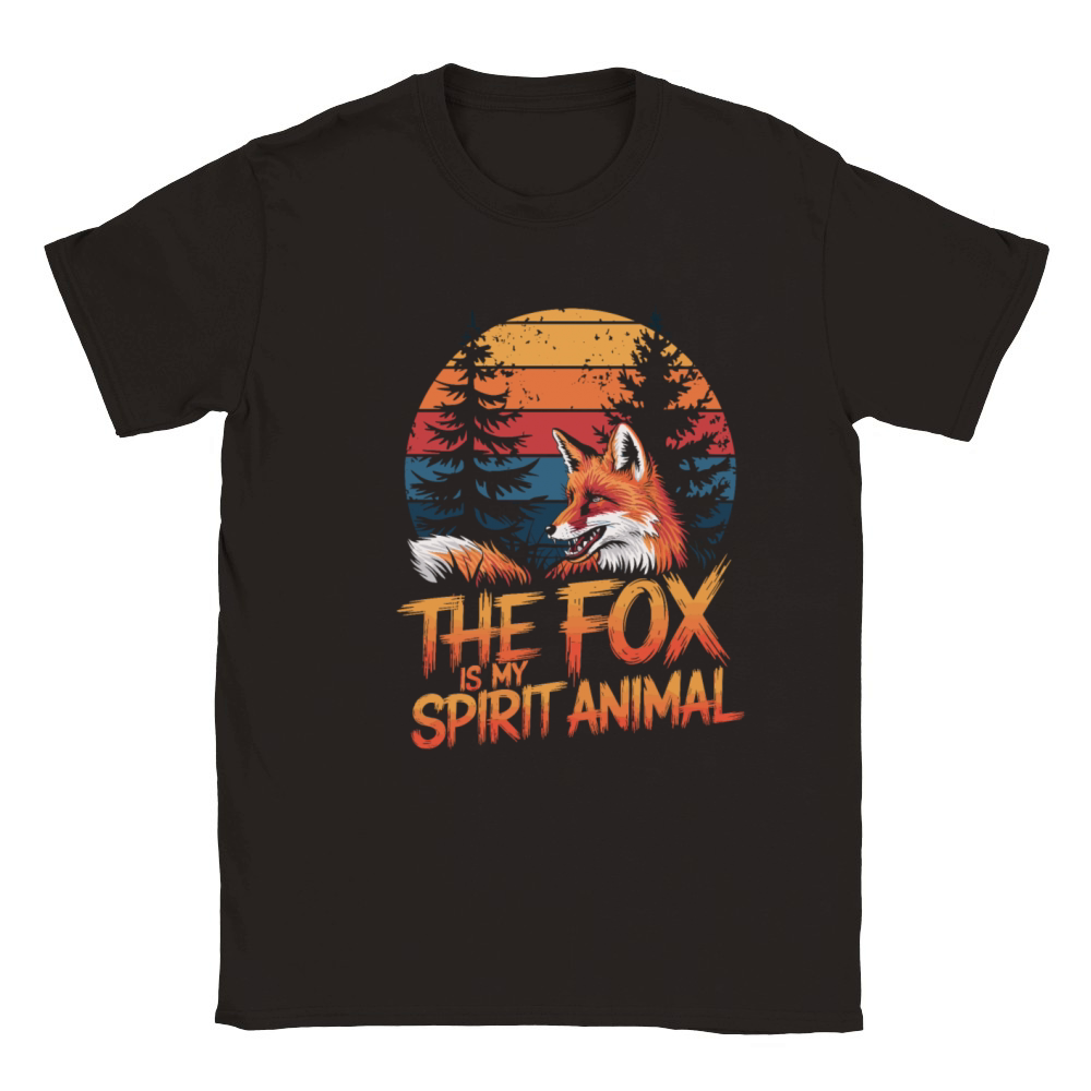The Fox Is My Spirit Animal Classic Kids Crewneck T-shirt