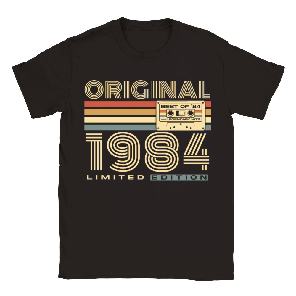 Vintage 1984 Retro 40th Birthday Classic Kids Crewneck T-shirt